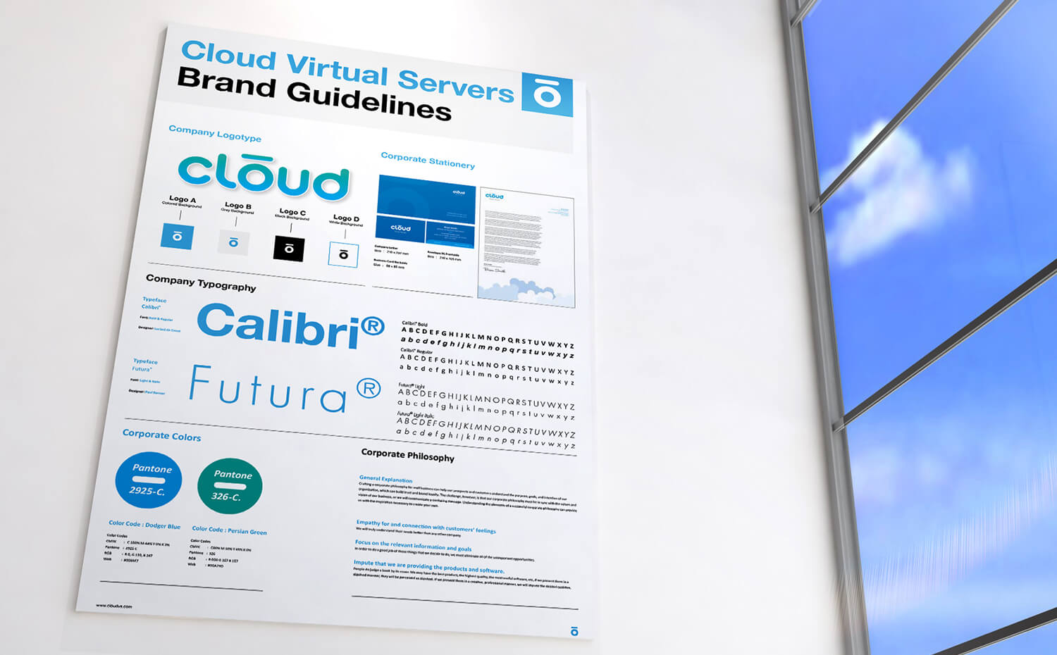 cloud virtual servers - Branded Poster