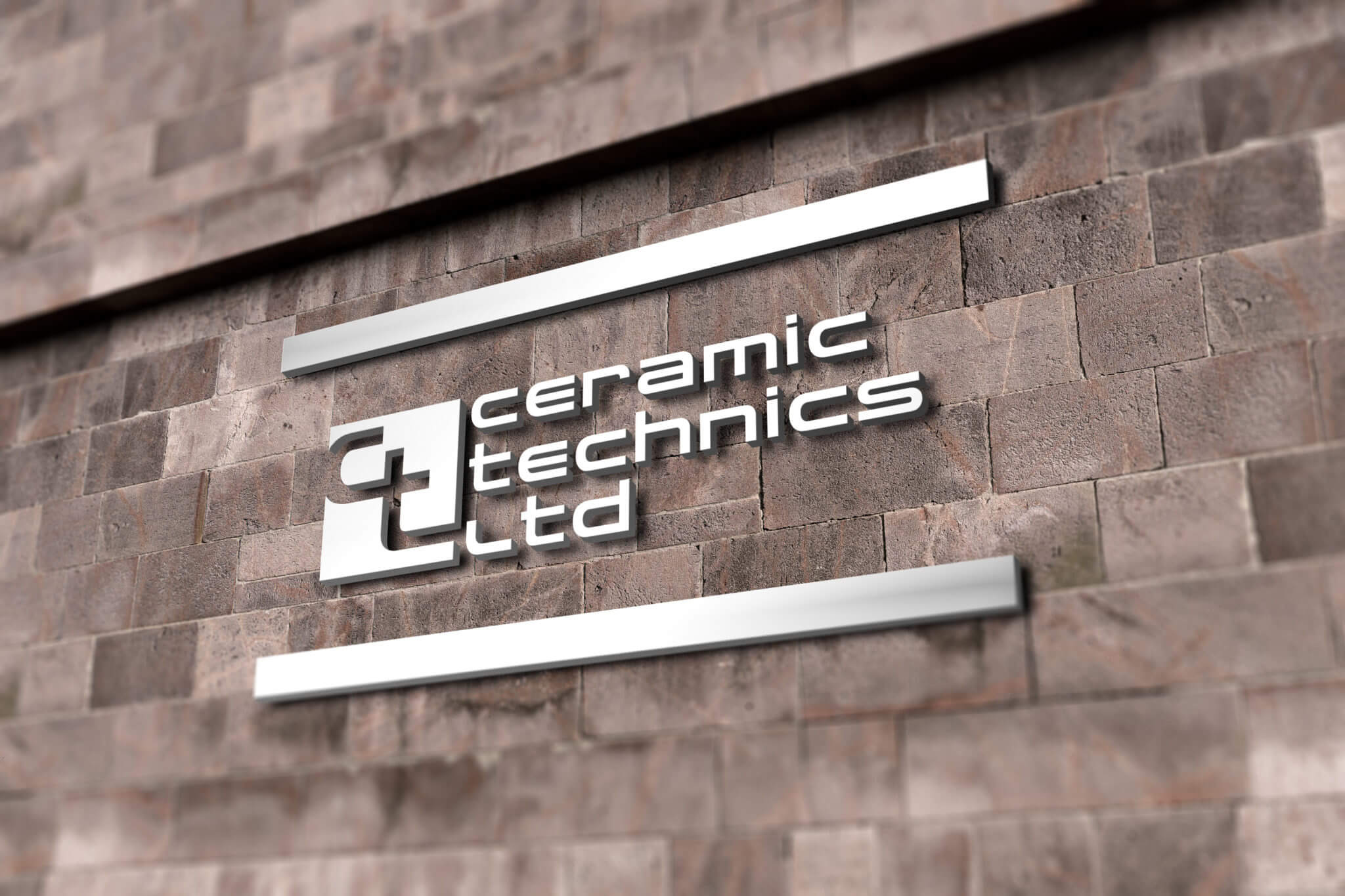 logo mark on the wall