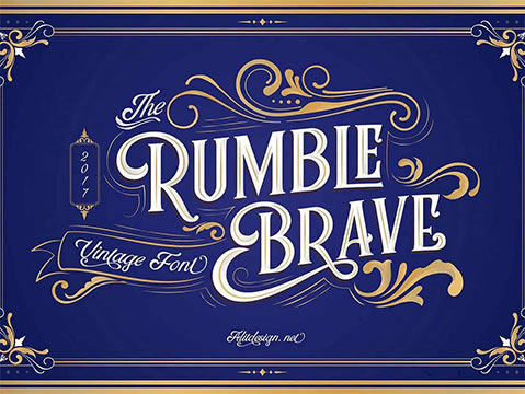Rumble-Brave-Free-Display-Font