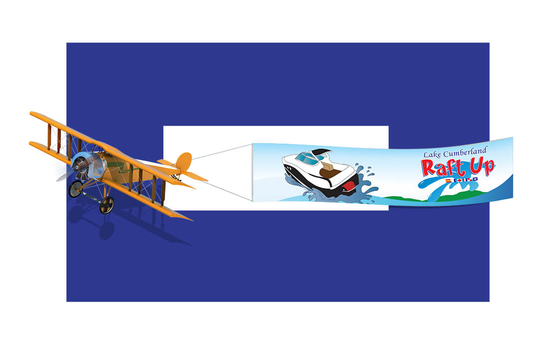 Event Raft Up Branding Plane